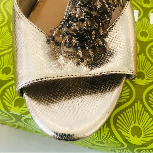 Gianni Bini Gold Fusion Brianna Heels 10M - Picture 10 of 10